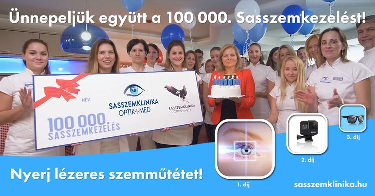 21 év - 100 000 lézeres szemműtét a Sasszemklinikán